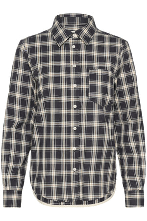 YanaPW SH Dark Navy/Mole Check - 305637 - 30310281