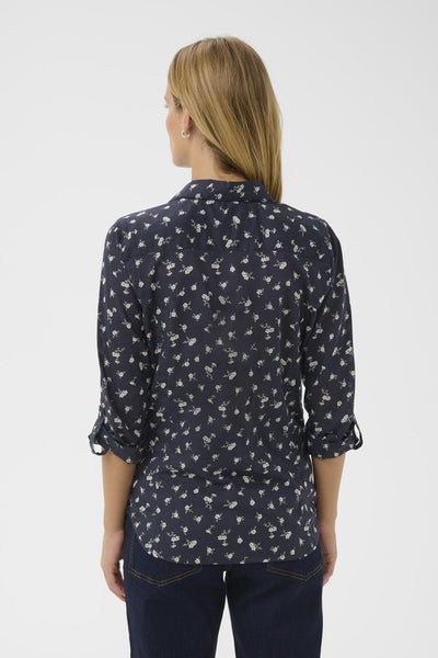 CortnioPW SH Dark Navy Fragile Print - 3045 - 30310348 Thumbnail