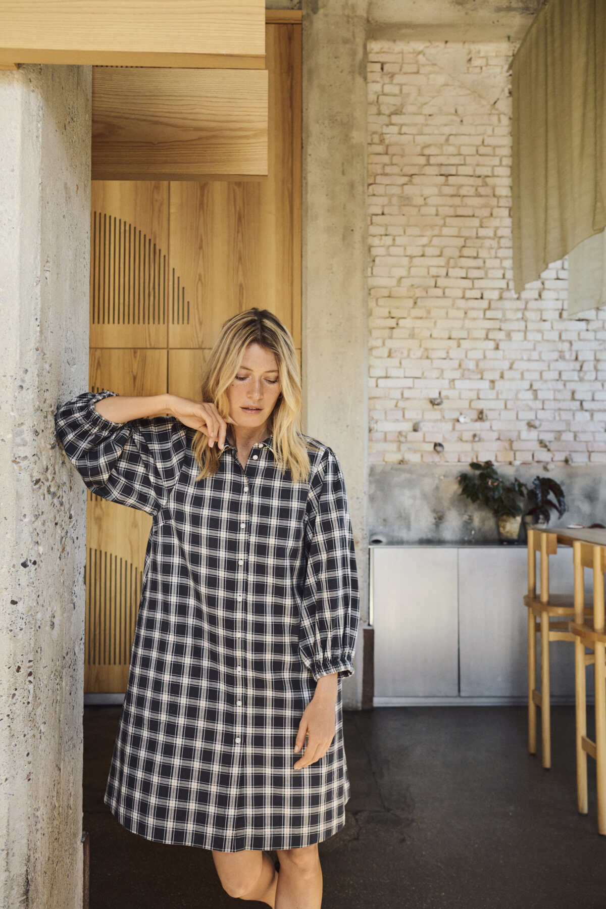 EleinaPW DR Dark Navy Check - 304551 - 30310351