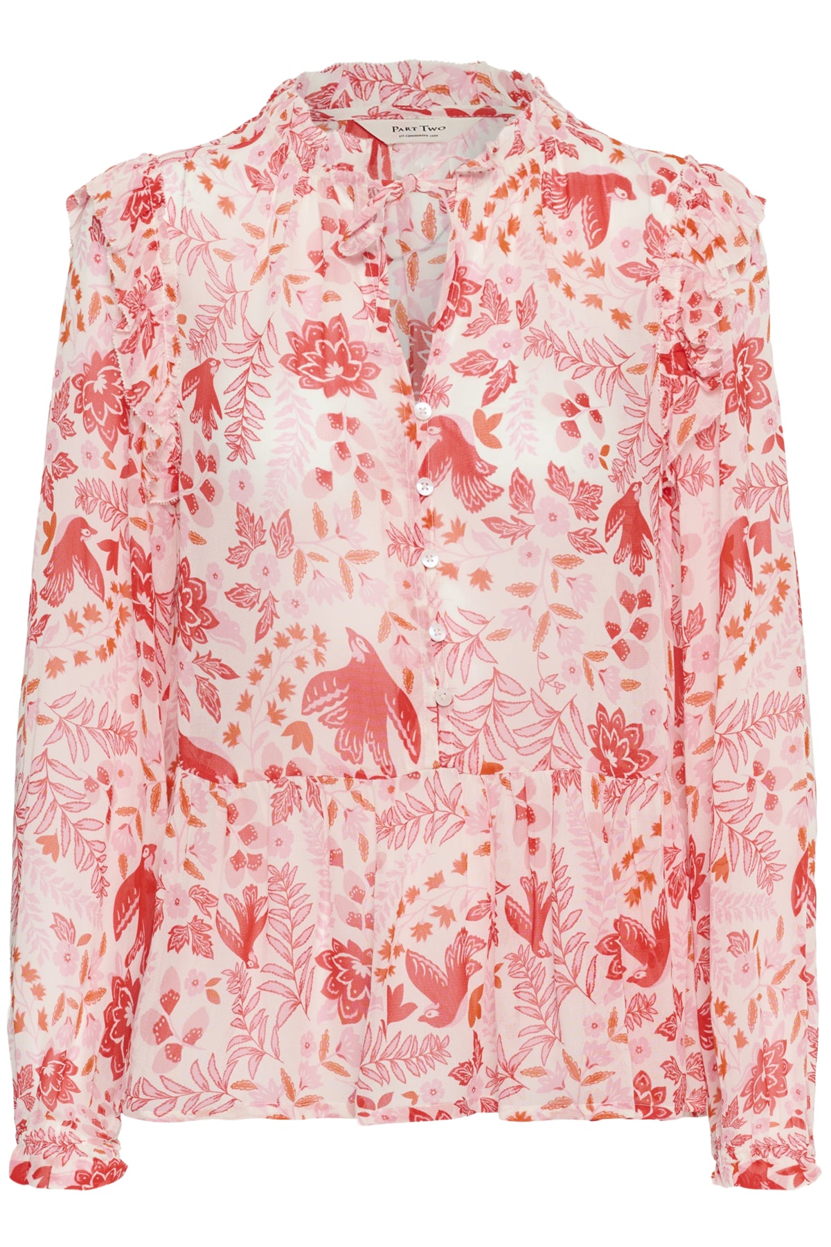 AlfridaPW BL Poppy Red Bird Print - 304726 - 30310376