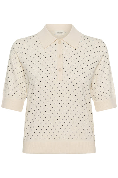 AnettiPW PU Dark Navy Dot Print - 304782 - 30310393 Thumbnail