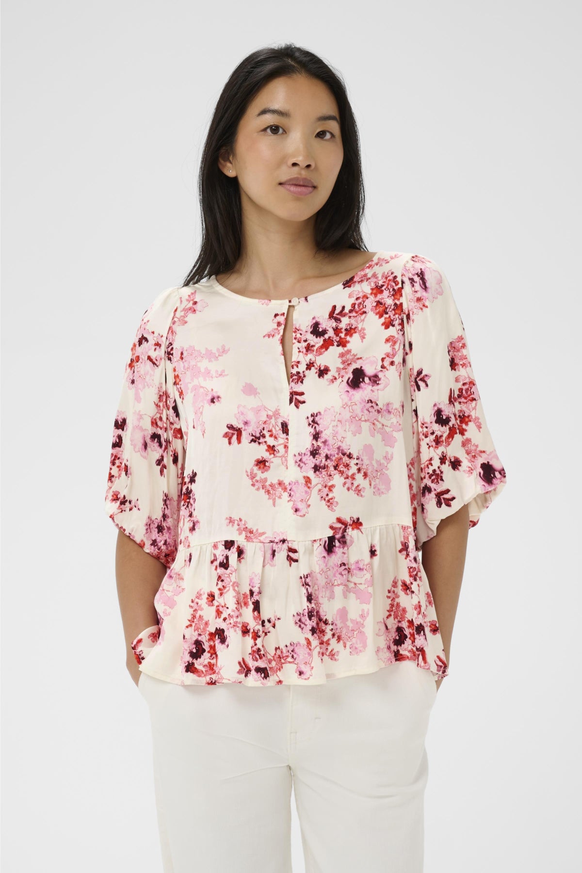 AzeliaPW BL Pink Shadow Flower Print - 304 - 30310421