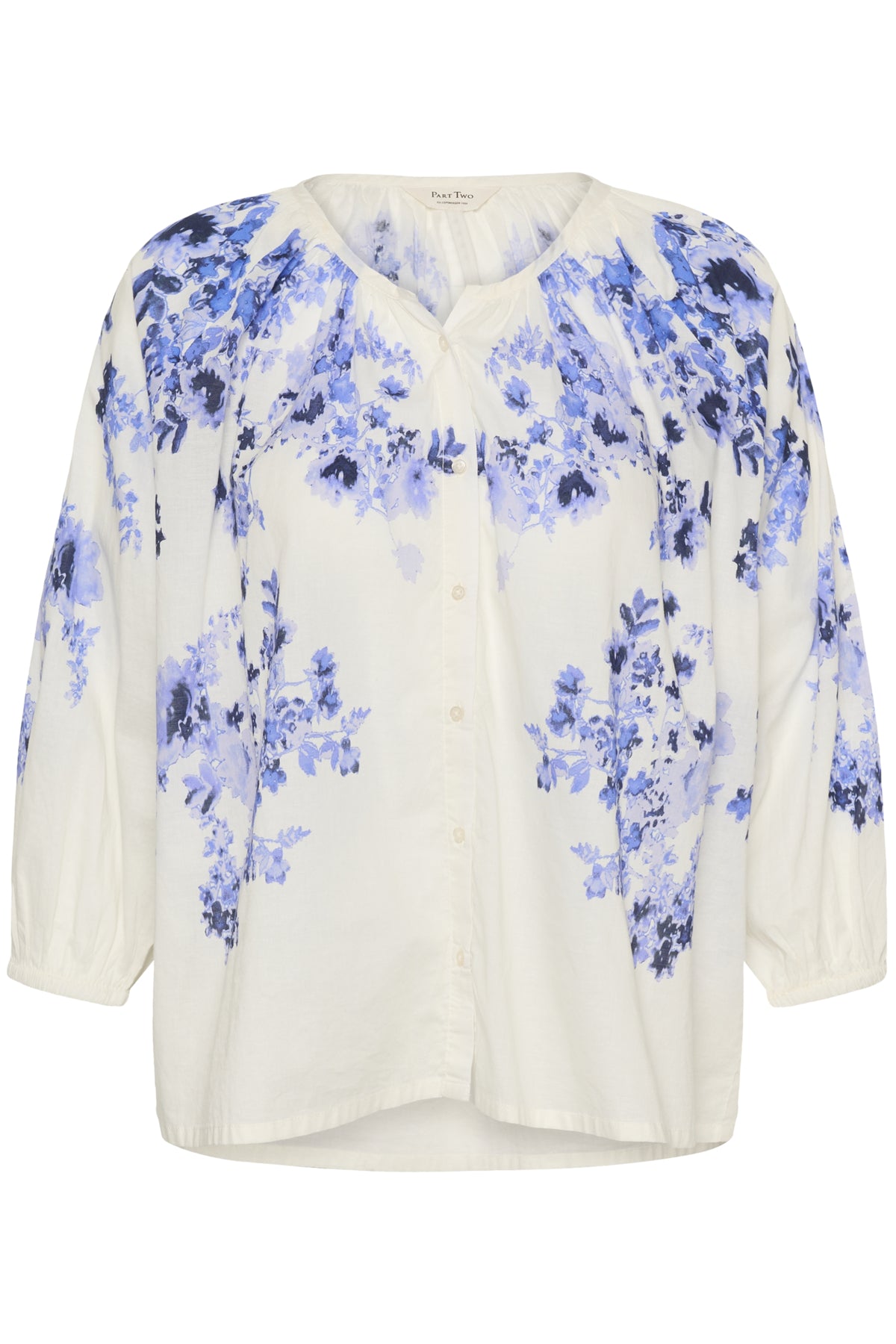 AlexiPW BL Blue Shadow Flower Print - 304 - 30310427