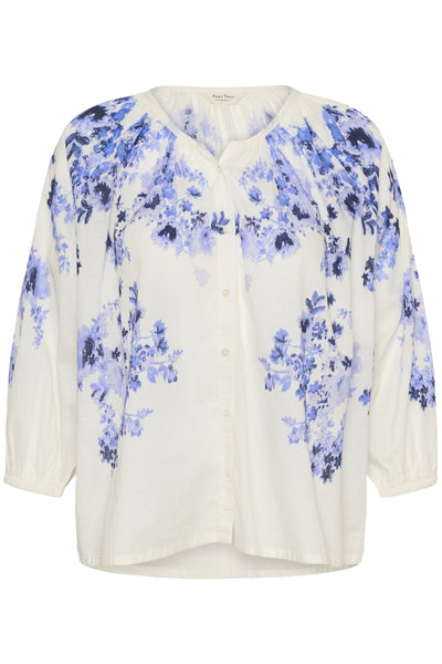 AlexiPW BL Blue Shadow Flower Print - 304 - 30310427 Thumbnail