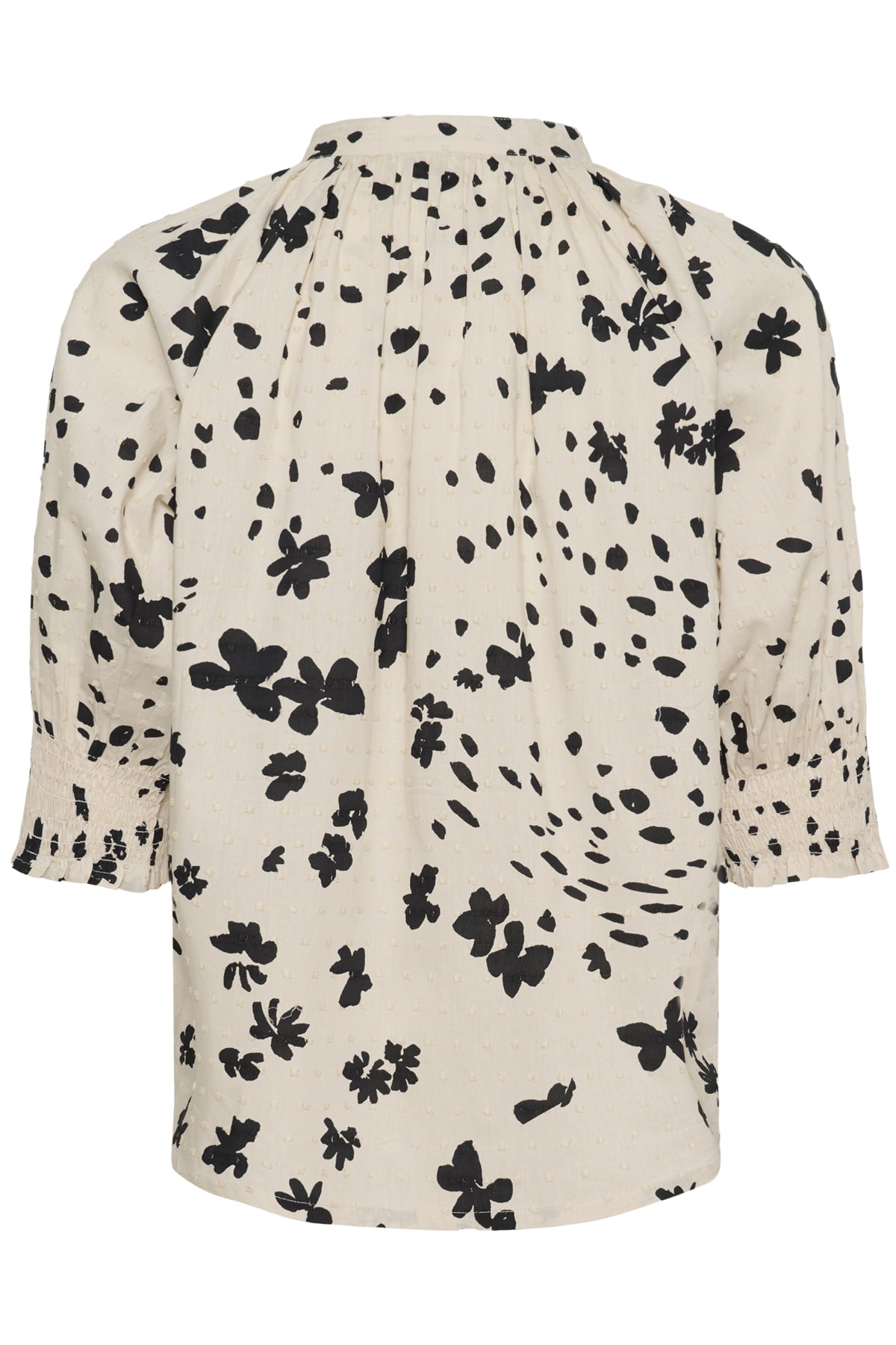 AlmeraPW SH Black Dot Flower Print - 30473 - 30310446