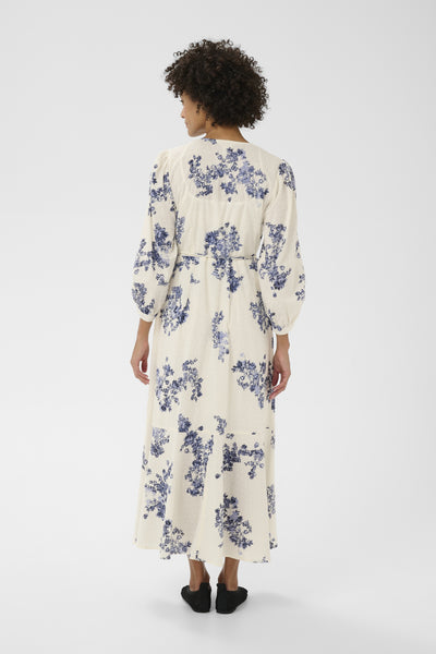 AlyaPW DR Blue Shadow Flower Print - 304 - 30310448 Thumbnail