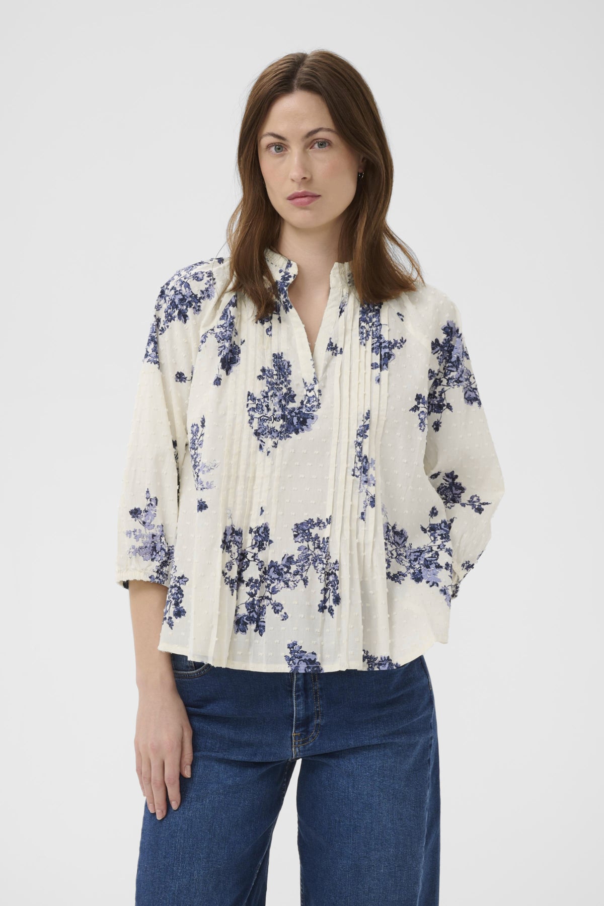 AlettaPW BL Blue Shadow Flower Print - 304 - 30310470