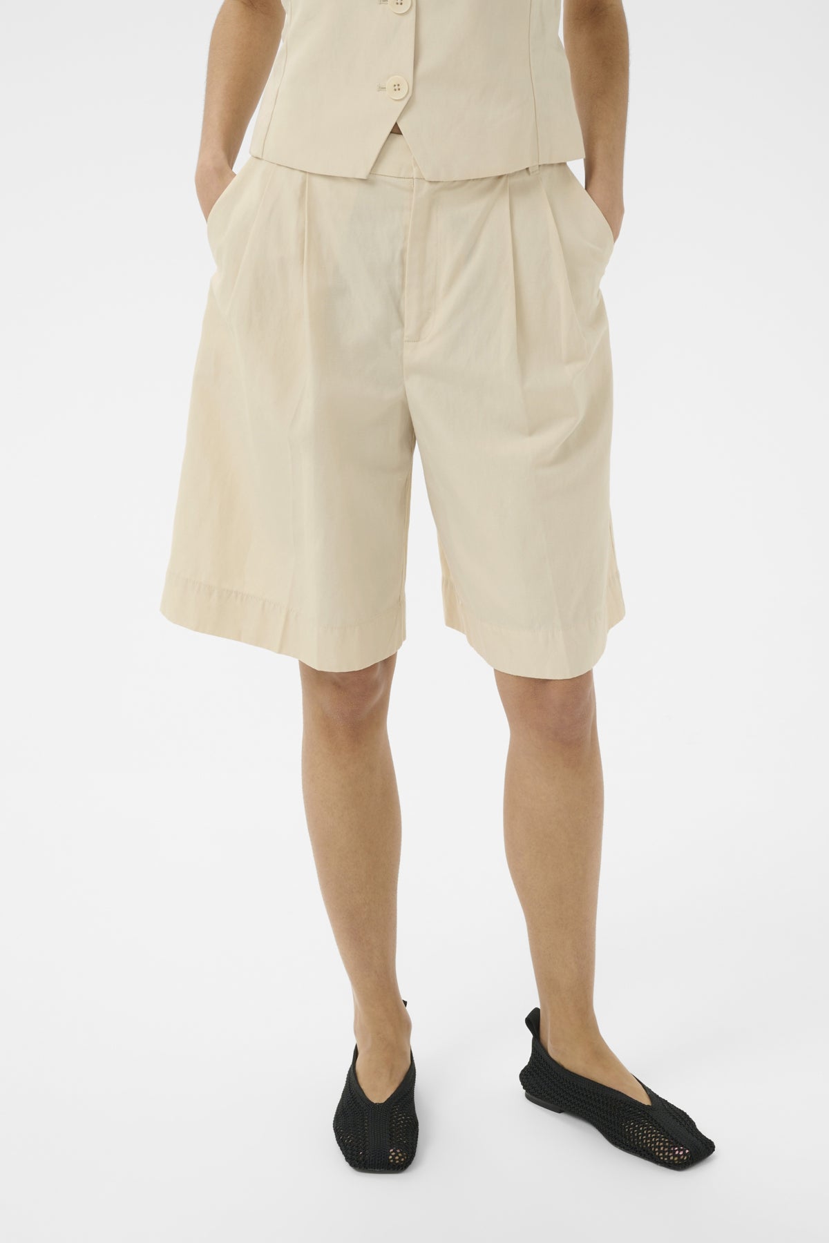 BenediktePW Shorts Sandshell - 130907 - 30310510