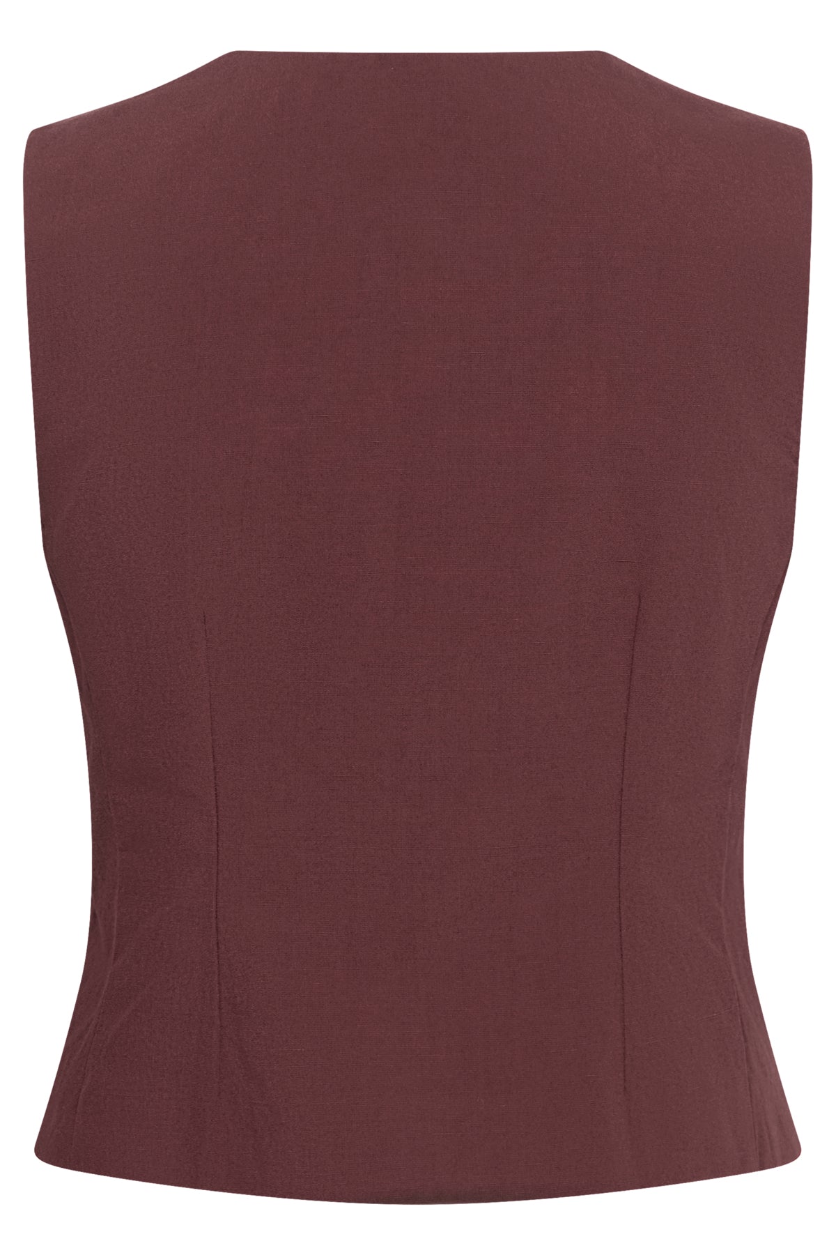 BenittaPW Waistcoat Burnt Russet - 191530 - 30310511