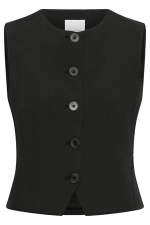 BenittaPW Waistcoat Black - 194008 - 30310511