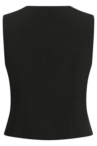 BenittaPW Waistcoat Black - 194008 - 30310511 Thumbnail