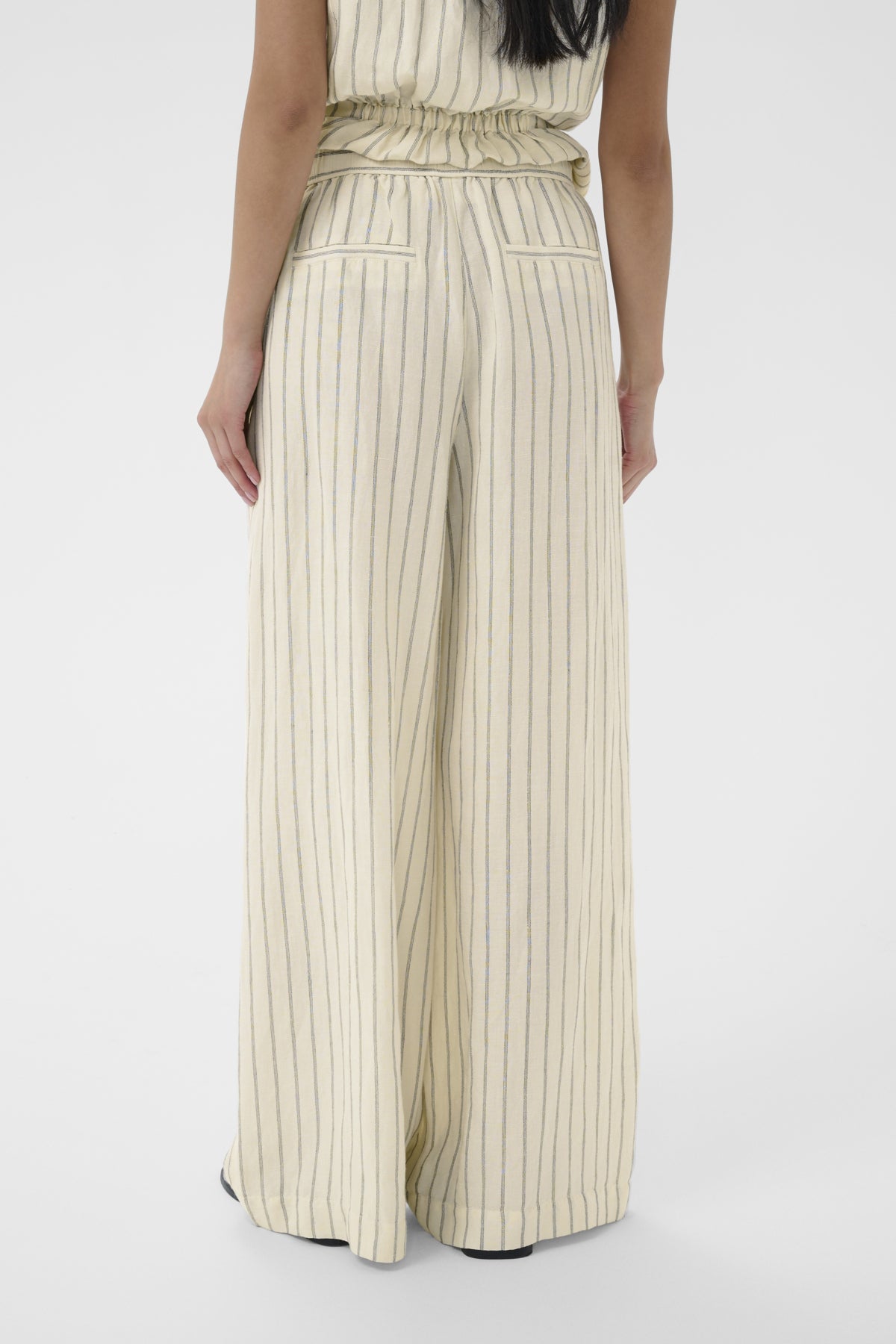 BianaPW Pants Black Stripe - 304935 - 30310519