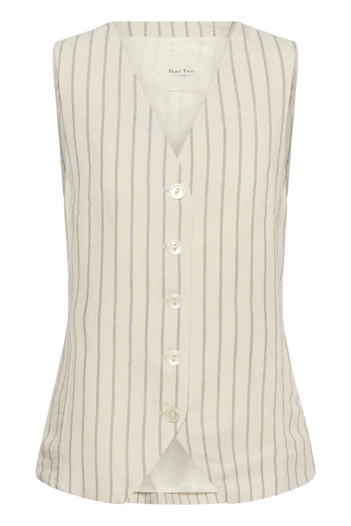 BintaPW Waistcoat Black Stripe - 304935 - 30310520