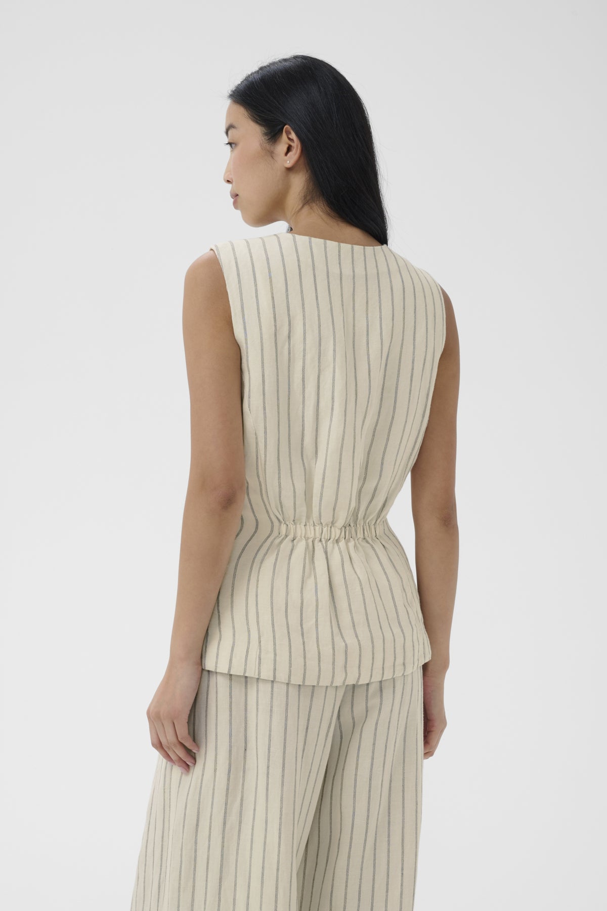 BintaPW Waistcoat Black Stripe - 304935 - 30310520