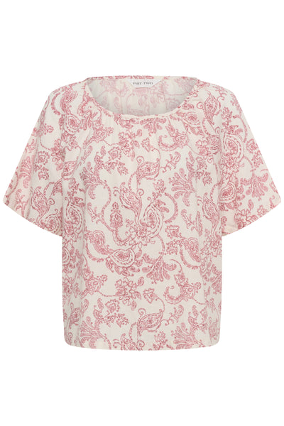 BenthaPW Blouse Peach Blossom Dot Paisley - 30 - 30310534 Thumbnail