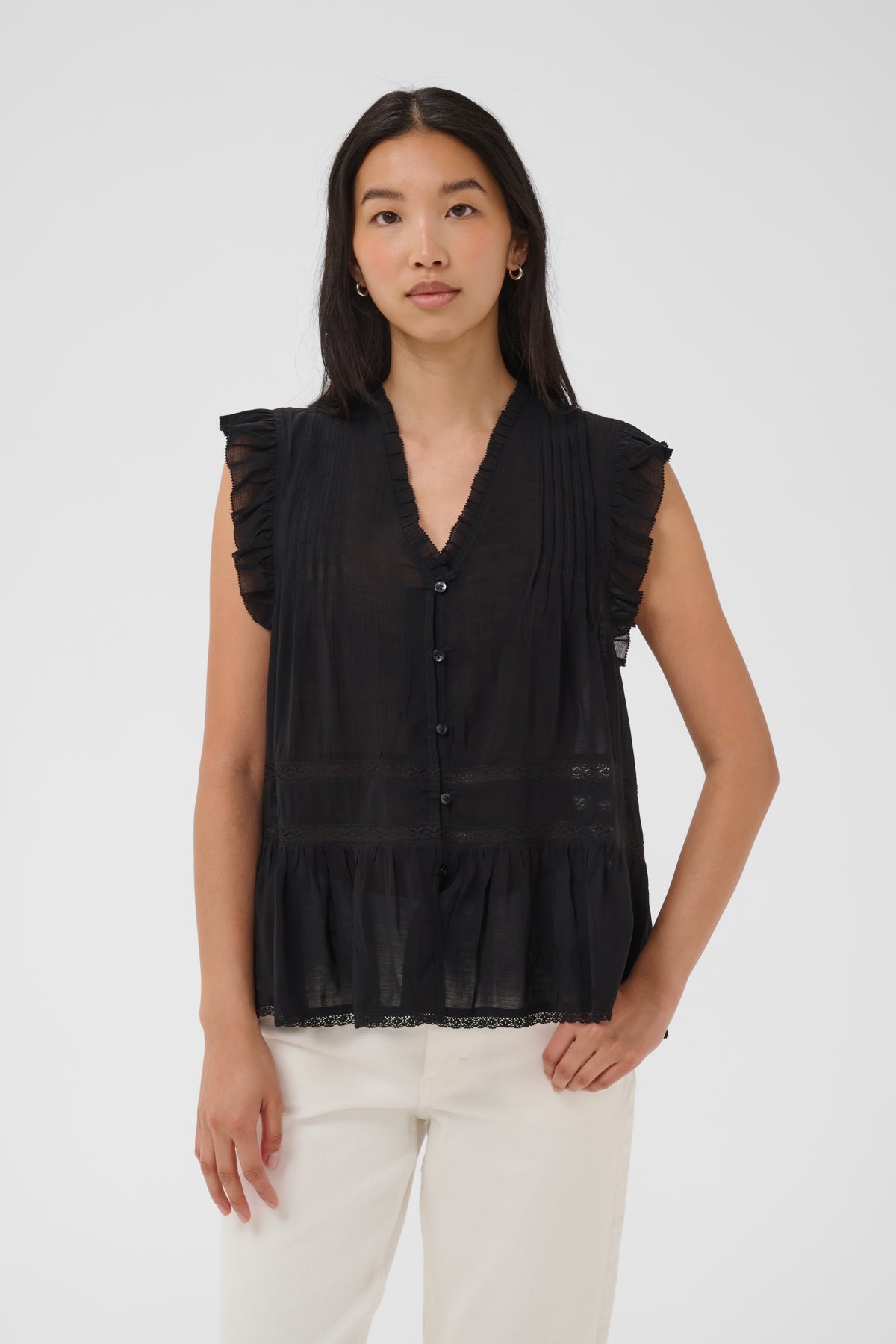 BernadetePW Blouse Black - 194008 - 30310536