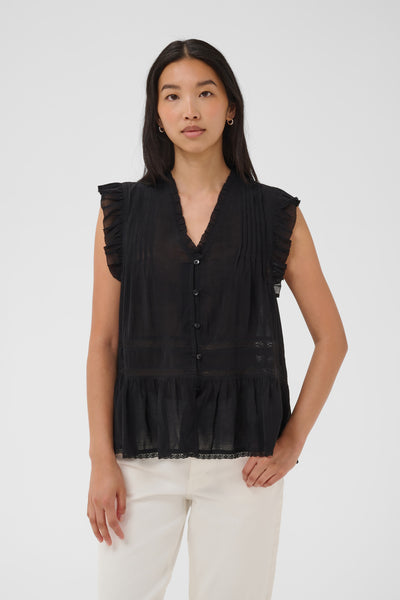 BernadetePW Blouse Black - 194008 - 30310536 Thumbnail