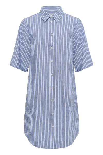 BerritPW Dress Blue Stripe - 304942 - 30310539 Thumbnail