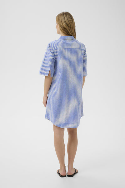 BerritPW Dress Blue Stripe - 304942 - 30310539 Thumbnail