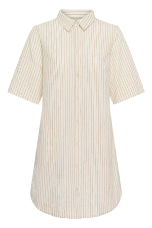BerritPW Dress Neutral Stripe - 304943 - 30310539