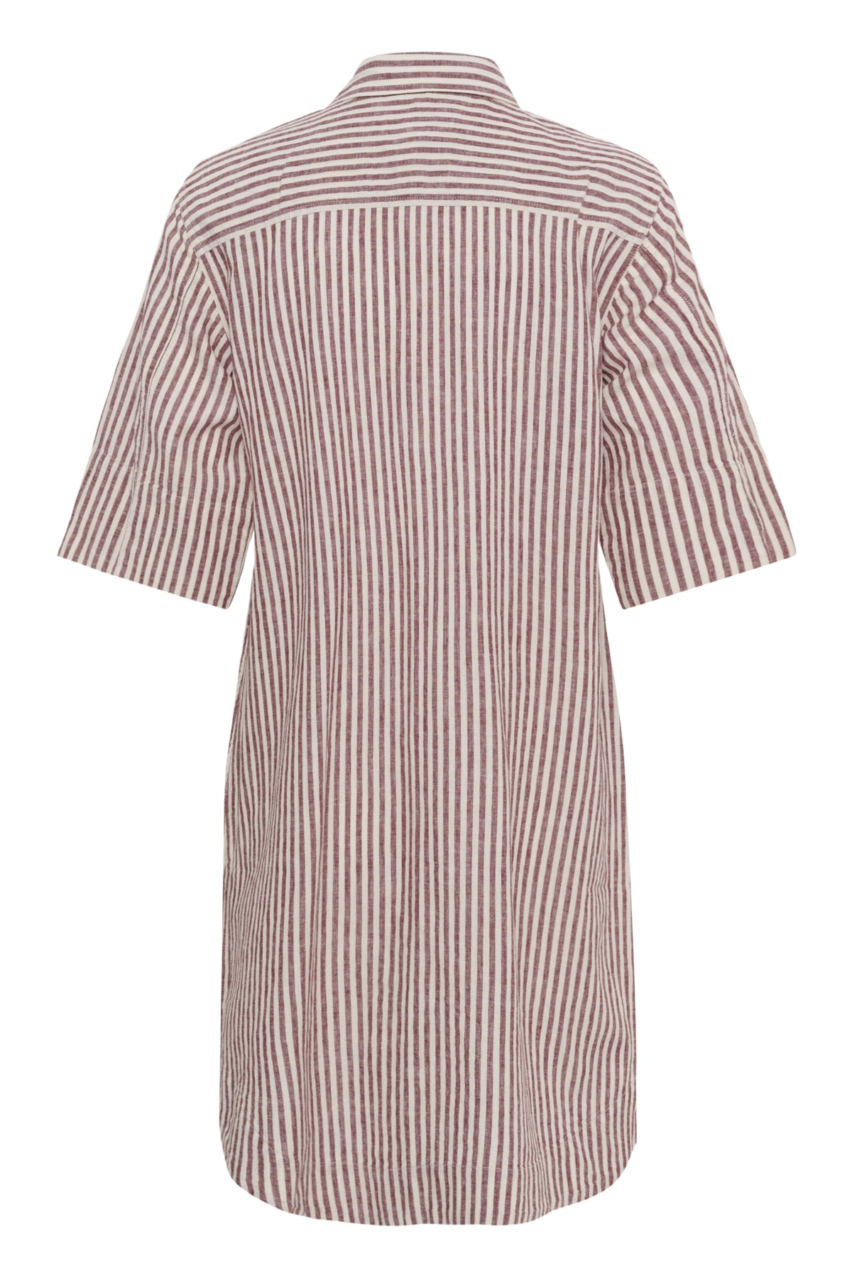 BerritPW Dress Burnt Russet Stripe - 304944 - 30310539