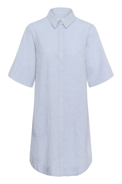 BerritPW Dress Light Blue Chambray - 304971 - 30310539 Thumbnail