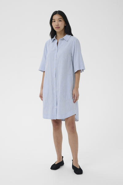 BerritPW Dress Light Blue Chambray - 304971 - 30310539 Thumbnail