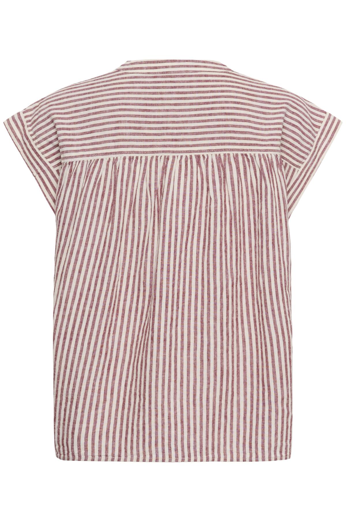 BettinaPW Blouse Burnt Russet Stripe - 304944 - 30310540