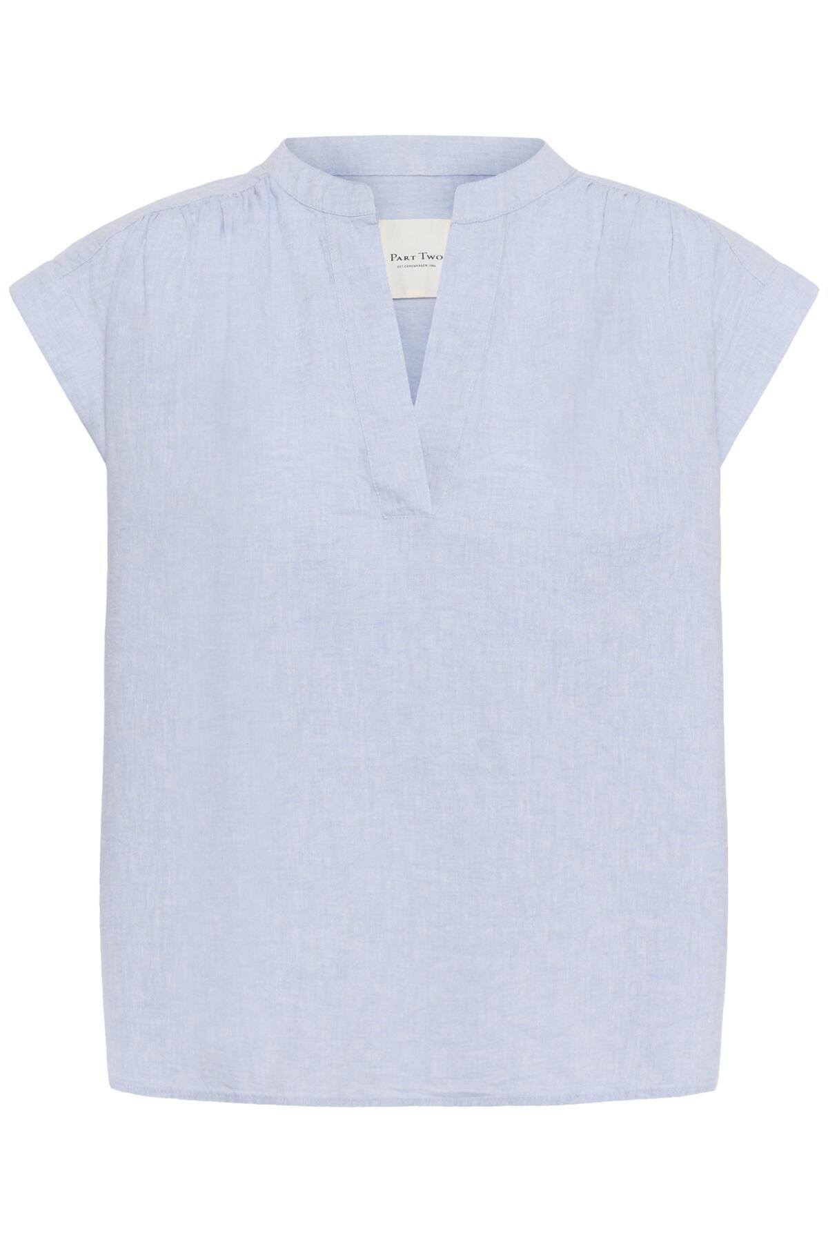 BettinaPW Blouse Light Blue Chambray - 304971 - 30310540