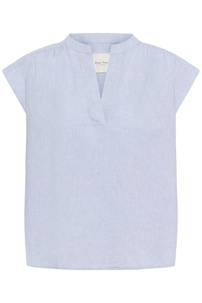 BettinaPW Blouse Light Blue Chambray - 304971 - 30310540 Thumbnail