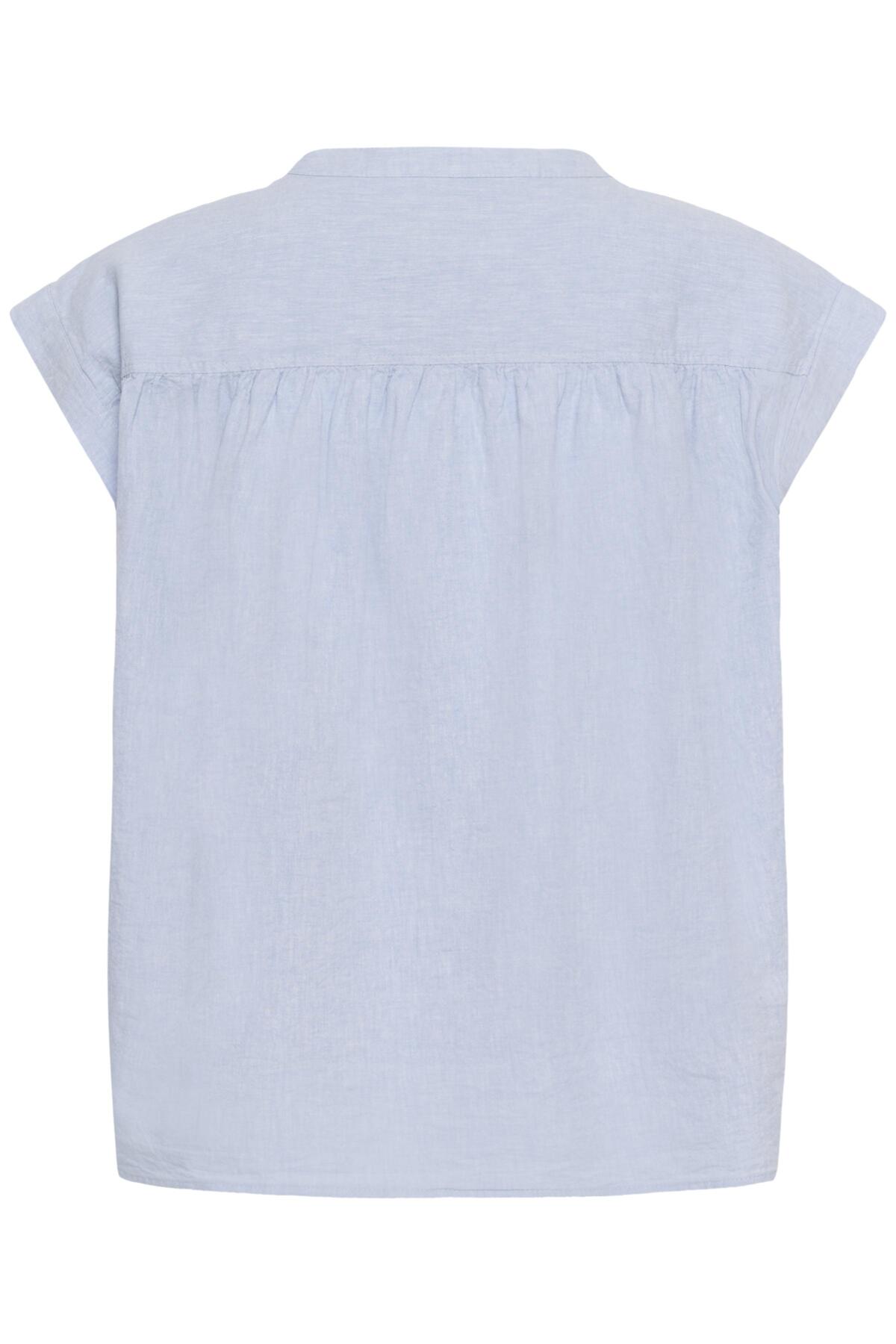BettinaPW Blouse Light Blue Chambray - 304971 - 30310540