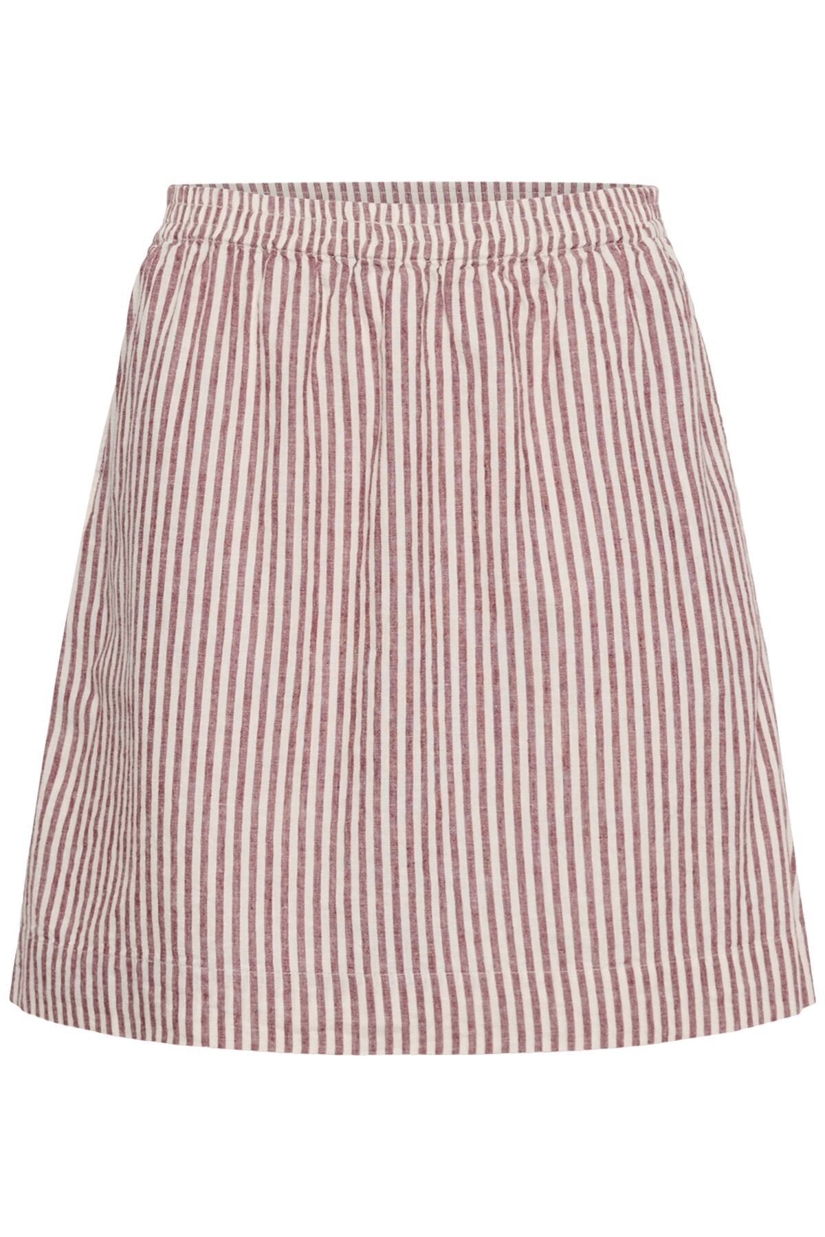 BirgittPW Skirt Burnt Russet Stripe - 304944 - 30310543