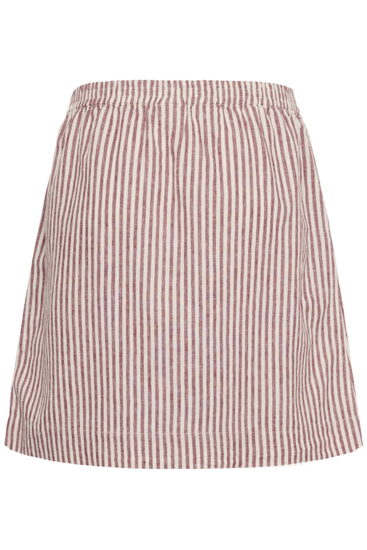 BirgittPW Skirt Burnt Russet Stripe - 304944 - 30310543