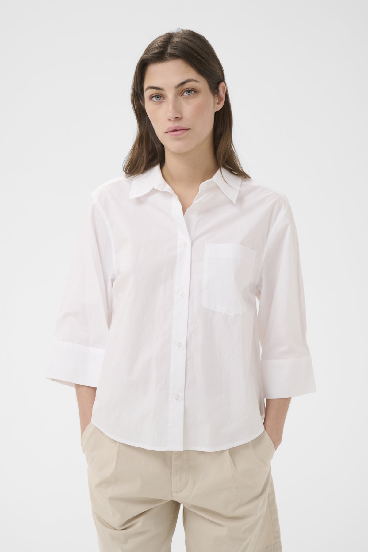BotillaPW Shirt Bright White - 110601 - 30310547