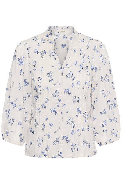BrithPW Blouse Blue Bouquet Print - 304963 - 30310554 Thumbnail
