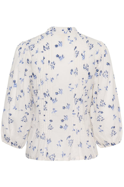 BrithPW Blouse Blue Bouquet Print - 304963 - 30310554 Thumbnail