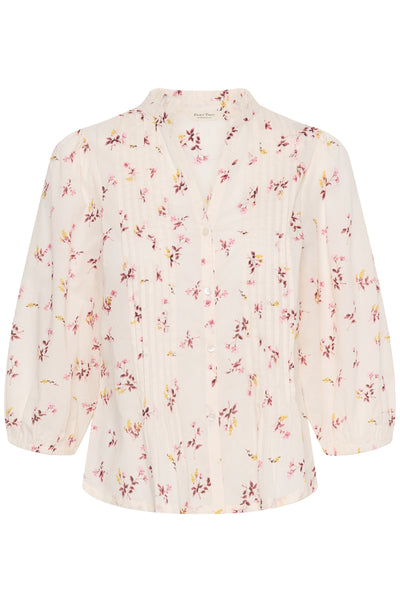 BrithPW Blouse Peach Blossom Bouquet Print - - 30310554 Thumbnail