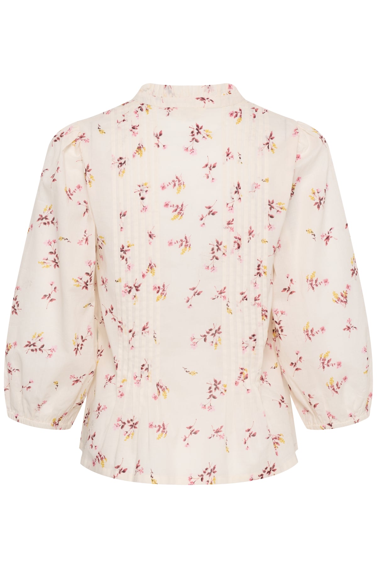 BrithPW Blouse Peach Blossom Bouquet Print - - 30310554
