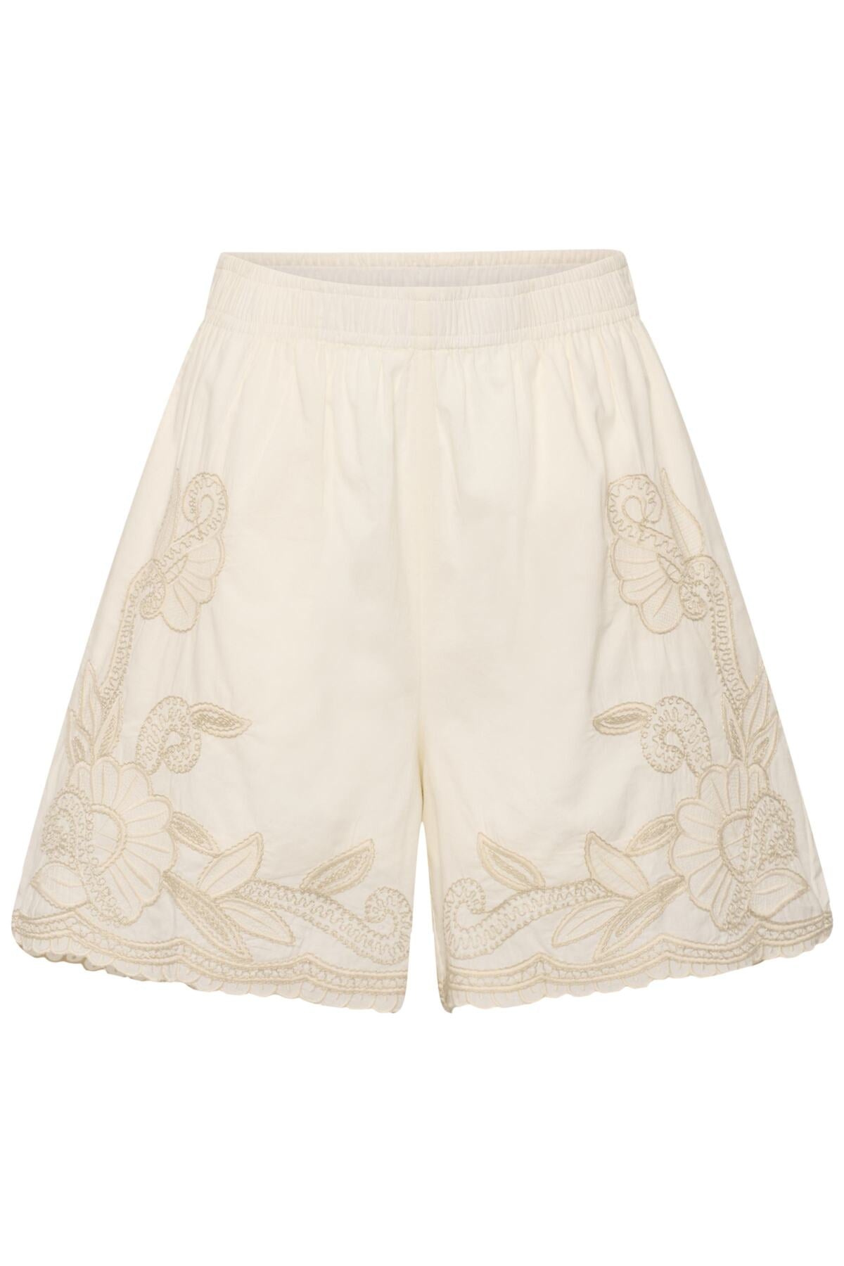 BitjaPW Shorts Whisper White W French Oak emb - 30310558