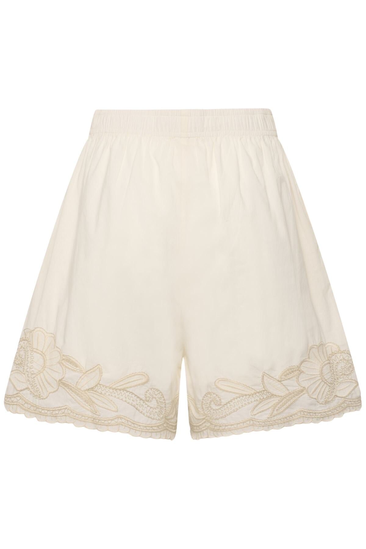 BitjaPW Shorts Whisper White W French Oak emb - 30310558