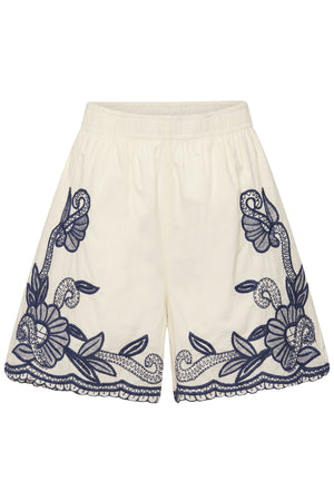 BitjaPW Shorts Whisper White W Blue emb - 304 - 30310558