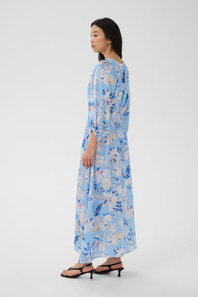 BoraPW Dress Blue Watercolor Flower Print - - 30310561 Thumbnail