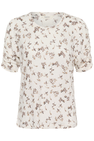 BrizettePW TShirt Neutral Bouquet Print - 304939 - 30310567