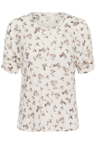 BrizettePW TShirt Neutral Bouquet Print - 304939 - 30310567 Thumbnail
