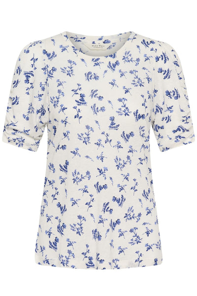 BrizettePW TShirt Blue Bouquet Print - 304940 - 30310567 Thumbnail