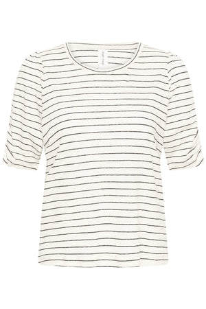 BrizettePW TShirt Black Stripe - 305040 - 30310567