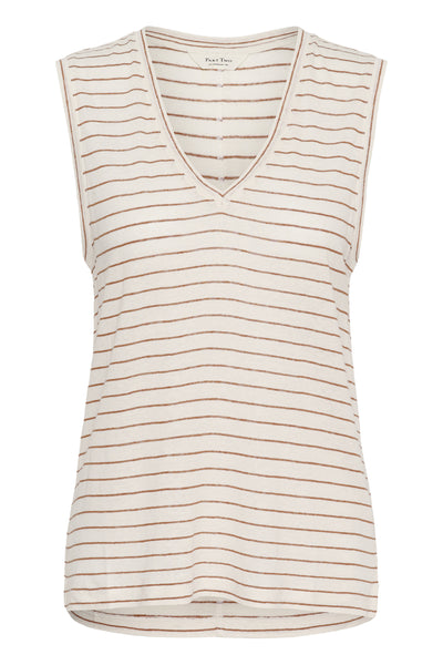 BrianiePW Top Brown Stripe - 305039 - 30310568 Thumbnail