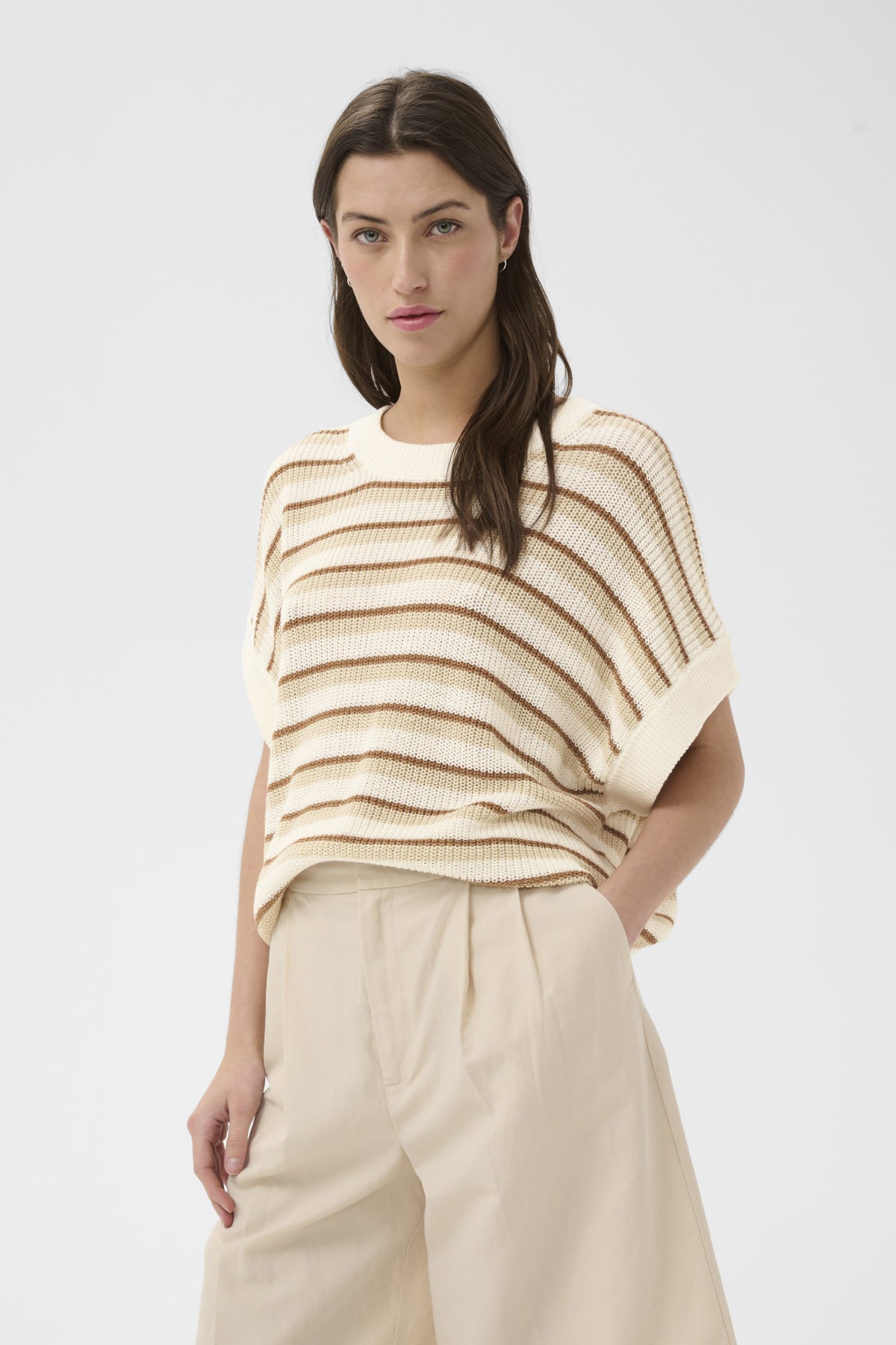 BelisiaPW Pullover French Oak Stripe - 304977 - 30310582