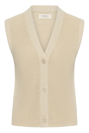 BatildaPW Waistcoat French Oak - 130400 - 30310584