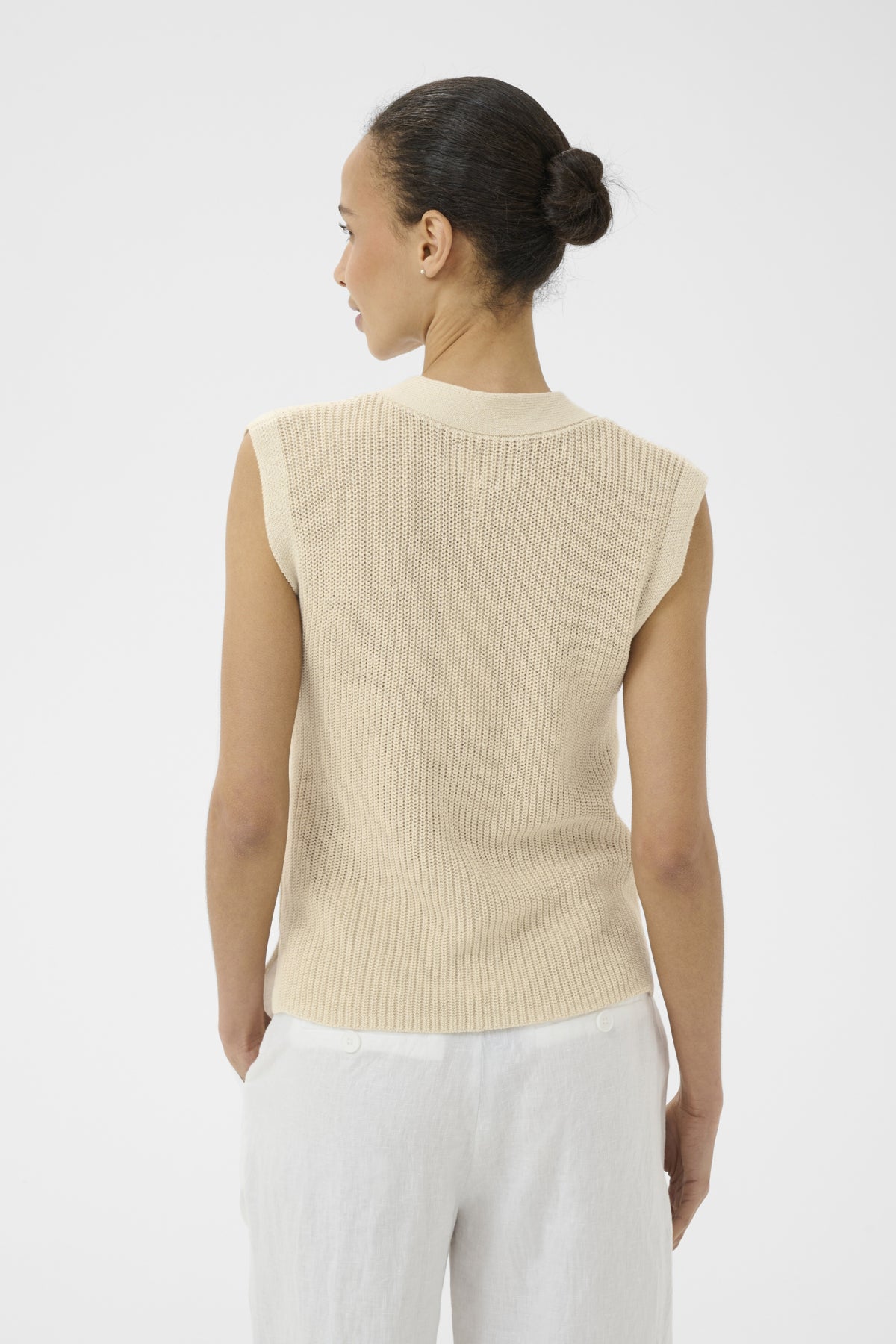 BatildaPW Waistcoat French Oak - 130400 - 30310584